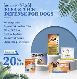 Canadavetcare : Summer Flea and Tick Sale 20 % Off, New York