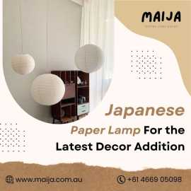 Japanese Paper Lamp For the Latest Decor Addition , $ 0