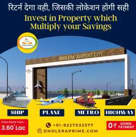 Book your plot at just 3.60 lakh in Dholera Smart , Gandhinagar