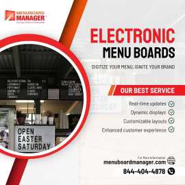 Electronic Menu Boards, Austin