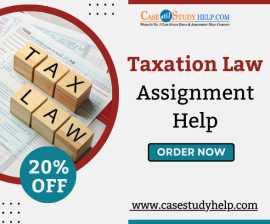 Avail Affordable Taxation Law Assignment Help, London