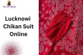 Lucknowi Chikan Suit Online - Exquisite Beauty Del, $ 0
