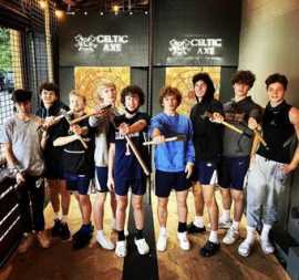 Axe-Throwing for Large Groups, Austin