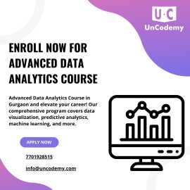 Enroll Now for Advanced Data Analytics Course , Gurgaon