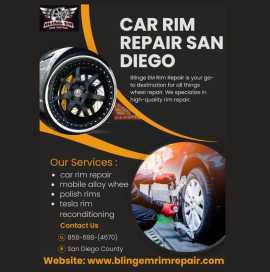 Quick and Affordable Rim Repair for Curb Rash in S, San Diego
