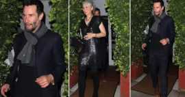 Keanu Reeves & Alexandra Grant Spotted on Roma