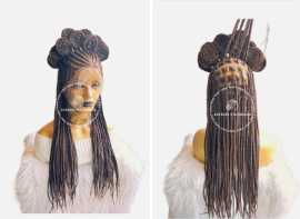 Braided Human Hair Wigs, $ 0