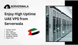 Enjoy High Uptime UAE VPS from Serverwala, Dubai