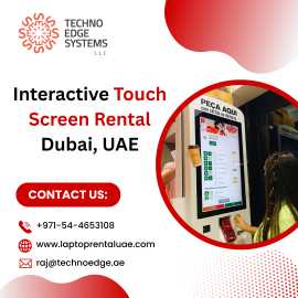 Rent vs. Buy: Interactive Touch Screens in Dubai, Dubai