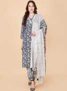 Buy Online 3 Piece Navy Blue Suit - PrettyLady, New Delhi