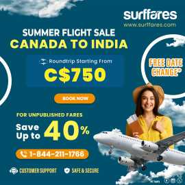 ???? Exclusive Summer Flight Sale! Toronto to Mumb, Toronto