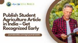 Publish student Agriculture article in India