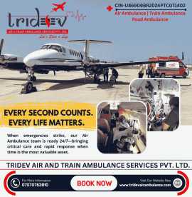 The Facilities of Tridev Air Ambulance Services, Kolkata
