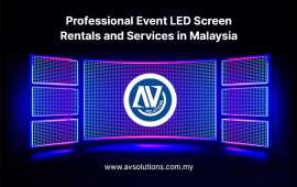 Professional Event LED Screen Rentals and Services, Kuala Lumpur