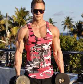 Trendy & Comfortable Camouflage Sleeveless Shi, $ 12