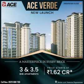  Live Elevated at ACE VERDE, Yamuna Expressway, Noida