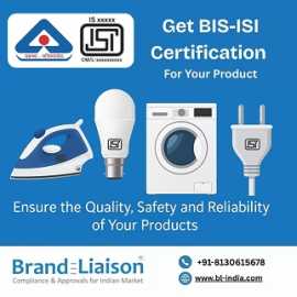 Secure BIS-ISI Certification With Brand Liaison , Delhi