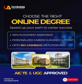 Online Degrees with Placement & 30% Cashback , Noida