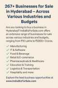 267+ Businesses for Sale in Hyderabad, ps 50