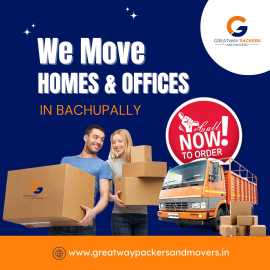 We Move Homes & Offices in Bachupally  –  Call, Hyderabad