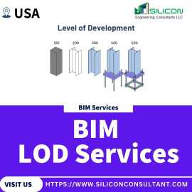 BIM Level of Development Services in Dallas USA, Dallas
