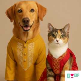 Tiny Paws, Big Style – Dog Kurta & Dog Lehenga, New Delhi