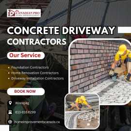 Concrete Driveway Contractors in Winnipeg, Winnipeg