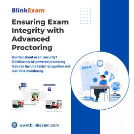 What security features does BlinkExam offer?, Noida