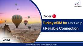 Buy eSIM for Turkey Travel with Fast 4G and 5% Off, London