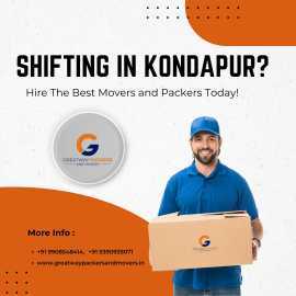Shifting in Kondapur? , Hyderabad