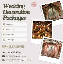 Professional Wedding Decoration Packages, Bukit Timah
