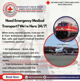 You Can Be Relaxed By Emergency Air Ambulance , Patna