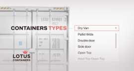 Types of containers | LOTUS Containers, São Paulo