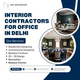 Affordable Interior Contractors for Office in Delh, Chhatarpur