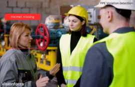 AI PPE Violation Detection System | Visionfacts, Mississauga