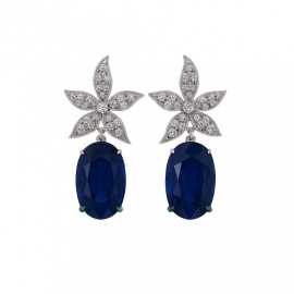 Earrings For Women– Premium Blue Sapphire Earrings, $ 0