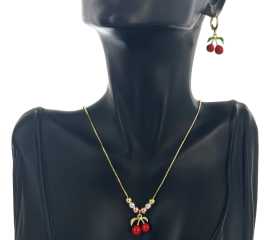 Cherry Necklace Set, Los Angeles