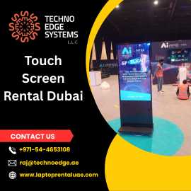 Touch Screen Rental Dubai for Real Estate Displays, Dubai