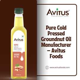 Pure Cold Pressed Groundnut Oil Manufacturer – Avi, Gandhinagar