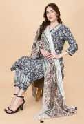 Online Buy 3 Piece Navy Blue Suit – PrettyLady, ₹ 2,951