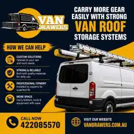  Carry More Gear Easily with  Van Roof Storage, Dandenong