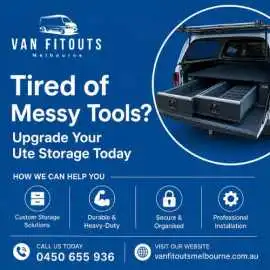 Tired of Messy Tools? Upgrade Your Ute Storage Tod, Dandenong