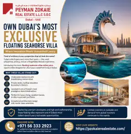 Own Dubai’s Most Exclusive Floating Seahorse Villa, Dubai