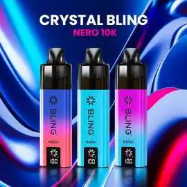 Crystal Bling Nero 10k Vape Kit Supports Long Last, Manchester