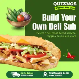 Subs Near Fowler CA - Quiznos Fowler CA