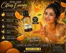 Orange Oil Benefits for Healthy Skin and Positivit, $ 2