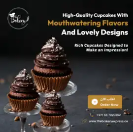 Soft and Fluffy Cupcakes Everyone Enjoys, Dubai