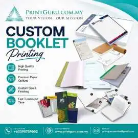 Print Guru Offers Small Booklet Printing, Selangkor