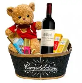 A classy graduation wine gift for new beginnings, Washington