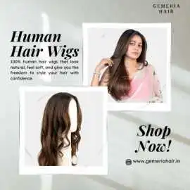 Buy Premium Human Hair Wigs for a Natural Look, ₹ 59,799